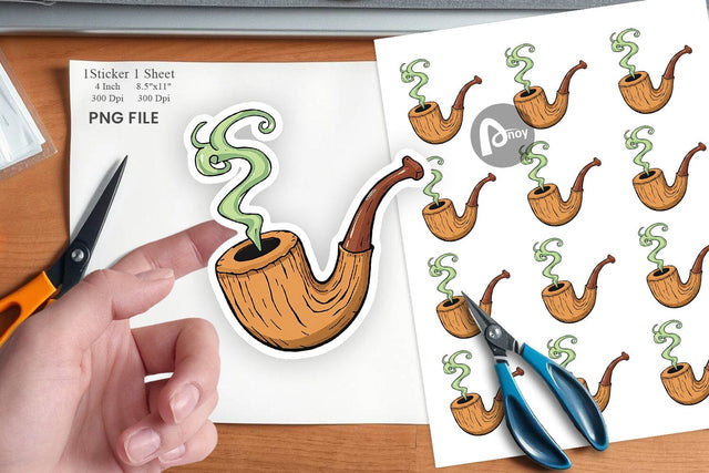 Pipe Sticker Sublimation artnoy 