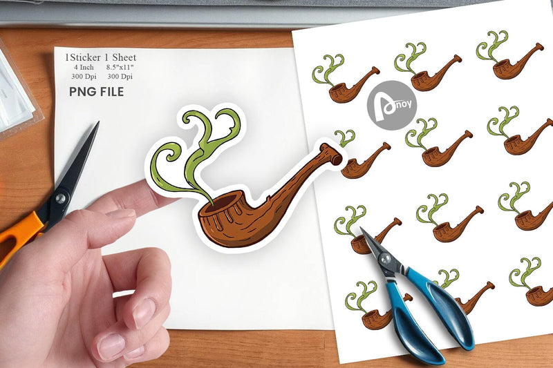 Pipe Sticker Sublimation artnoy 