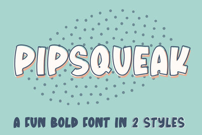 Pipsqueak Font Duo, Fun Handwritten Font for Cricut Font Designing Digitals 