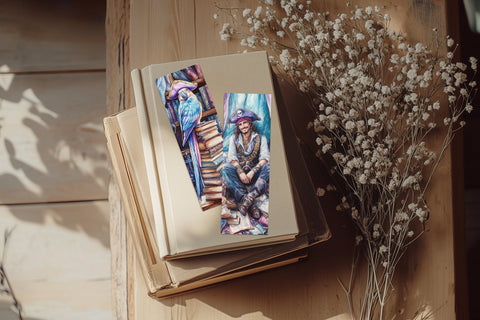 Pirate Bookmarks Printable Set | Nautical Bookmark Designs SVG GlamArtZhanna 