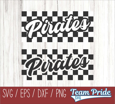 Pirates Retro Team Design SVG Digital Download Printable - SVG, EPS, DXF, PNG SVG Team Pride SVG 