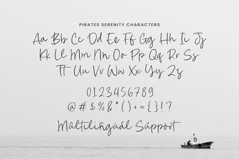 Pirates Serenity - Casual Handwritten Script Font Font Timur type 