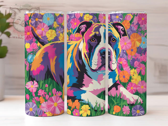 Pit Bull Love Dog Parent Tumbler, Dog Breed Tumbler, Pit Bull Love Design, Dog Parent Present, Bully Breed Cup, Pet Lover Gift, Sublimation Template Sublimation Lara' s Designs 