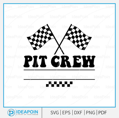 Pit Crew svg, Pit Crew Custome Design, checkered flag svg, Race car PNG, pit crew monogram, Pit Crew Birthday SVG Dinvect 