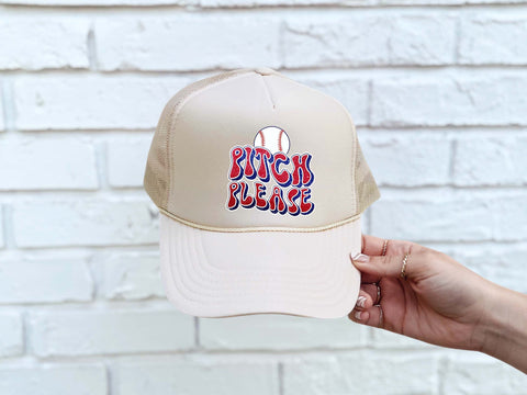 Pitch Please Baseball DTF Transfer Physical So Fontsy T-Shirt Iron-On Transfer Shop