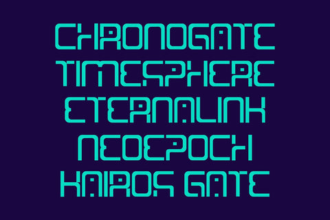 Pixel Sparta – Futuristic Display Typeface Font Mozzatype 