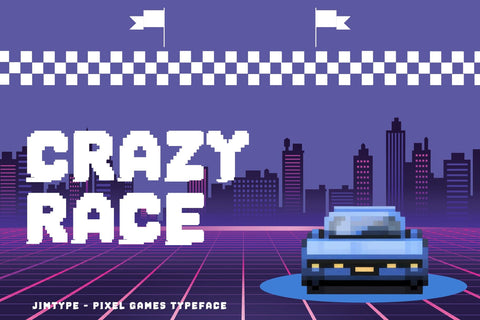 Pixel Strike - Retro Pixel for Gaming, Arcade & 8-Bit Font from Jimtype Studio Font Jimtype Studio 