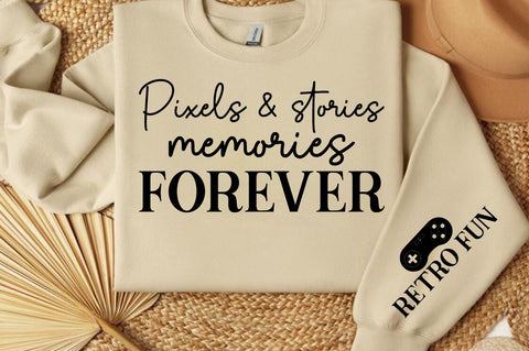 Pixels & Stories Memories Forever Sleeve SVG Design SVG Designangry 