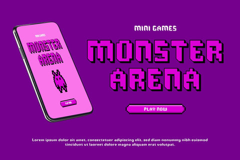 Pixemon - Pixel Game Font Font twinletter 