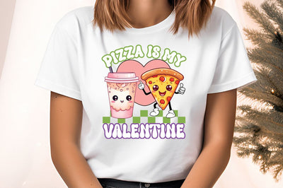 Pizza is my valentine PNG Design Sublimation Designangry 