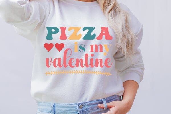 Pizza is my valentine SVG Angelina750 