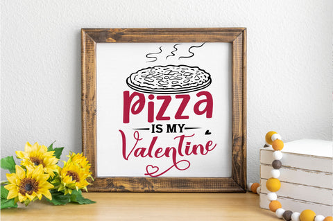 pizza is my valentine svg Design SVG Regulrcrative 