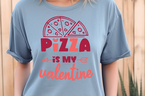 Pizza is my Valentine svg design SVG Regulrcrative 