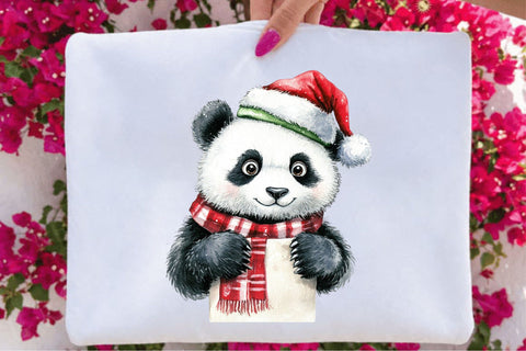 Plaid Christmas Peeking Characters Sublimation SVGArt 