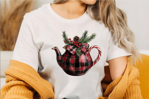 Plaid Christmas PNG Clipart Bundle Sublimation SVGArt 