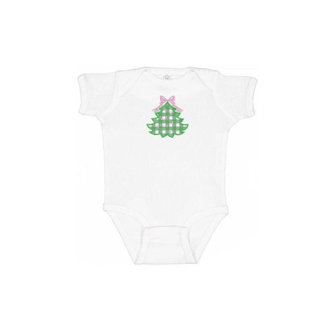 Plaid Christmas Tree with Bow Quick-Stitch Embroidery Design Embroidery/Applique DESIGNS Creatively Embroidery 