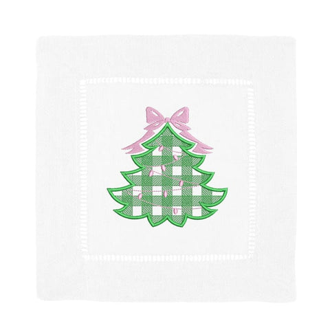 Plaid Christmas Tree with Bow Quick-Stitch Embroidery Design Embroidery/Applique DESIGNS Creatively Embroidery 