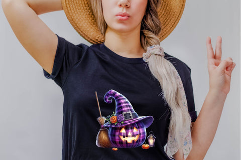 Plaid Pumpkin Clipart Set Sublimation Clipart Bundle Sublimation SVGArt 