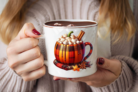 Plaid Pumpkin Clipart Set Sublimation Clipart Bundle Sublimation SVGArt 