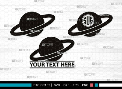 Planet Monogram, Planet Silhouette, Planet SVG, Earth Svg, World Svg, Space Svg, Universe Svg, SB00526 SVG ETC Craft 