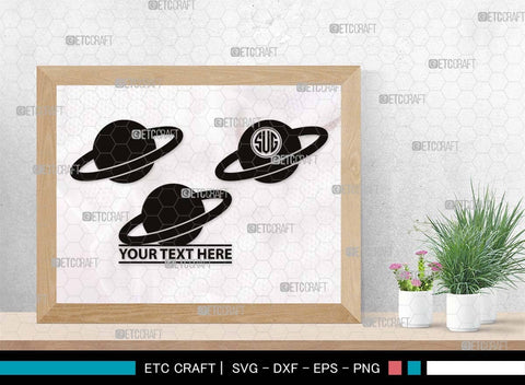 Planet Monogram, Planet Silhouette, Planet SVG, Earth Svg, World Svg, Space Svg, Universe Svg, SB00526 SVG ETC Craft 