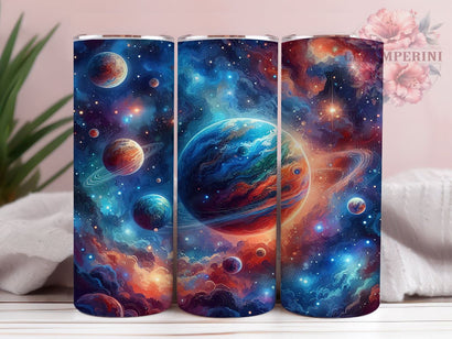 Planets Tumbler Wrap, Galaxy Design PNG, Constellation Tumbler, Sublimation 20oz Drinkware, Space Art, Astronaut Gift, Universe Tumbler Design Sublimation Li Zamperini 