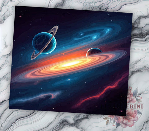 Planets Tumbler Wrap, Galaxy Design PNG, Constellation Tumbler, Sublimation 20oz Drinkware, Space Art, Astronaut Gift, Universe Tumbler Design Sublimation Li Zamperini 