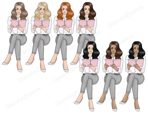 Planner Girl Graphics | Boss Babe Clipart SVG GlamArtZhanna 