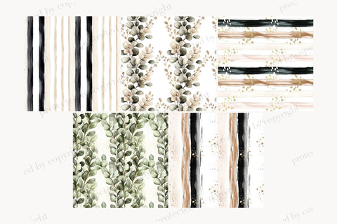 Planner Seamless Pattern | Neutral Planner Digital Paper Digital Pattern GlamArtZhanna 