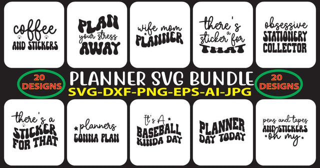 PLANNER-SVG-BUNDLE SVG Syaman 