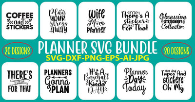 Planner SVG Bundle SVG Syaman 