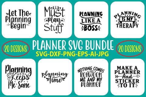 Planner SVG BUndle SVG Syaman 