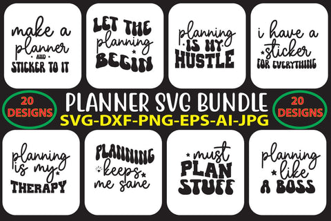 PLANNER-SVG-BUNDLE SVG Syaman 