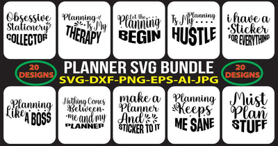 PLANNER-SVG-BUNDLE SVG Syaman 