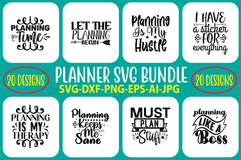 Planner SVG Bundle SVG Syaman 