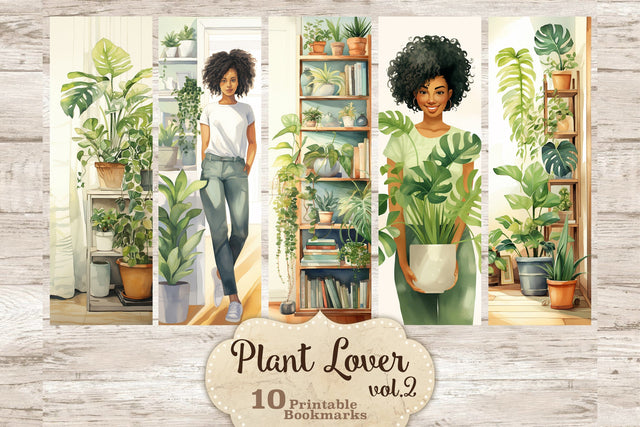 Plant Bookmarks | Bookworm Gift SVG GlamArtZhanna 
