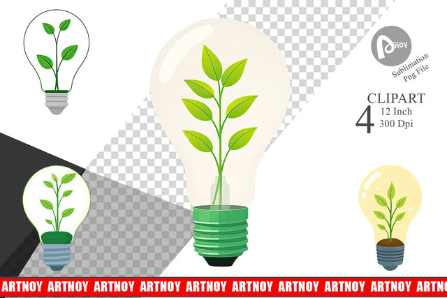 Plant Bulb Clipart Sublimation artnoy 