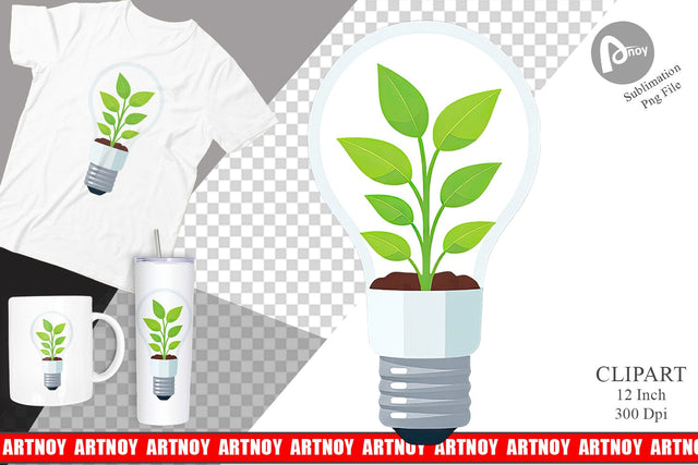Plant Bulb Clipart Sublimation artnoy 