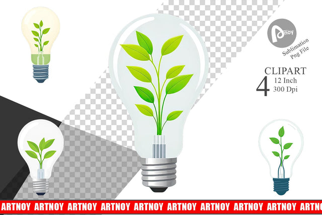 Plant Bulb Clipart Sublimation artnoy 