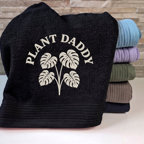 Plant Daddy Embroidery Design – Monstera Leaves Plant Lover Botanical Machine Embroidery File Embroidery/Applique DESIGNS PatternFeed8 