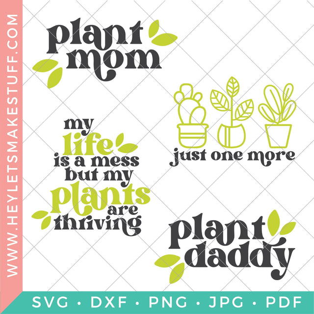 Plant Owner SVG Bundle SVG Hey Let's Make Stuff 