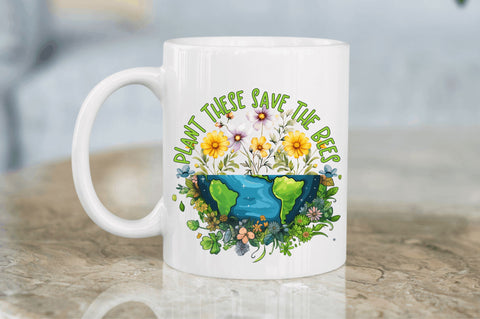Plant these save the bees Sublimation Design Sublimation Regulrcrative 