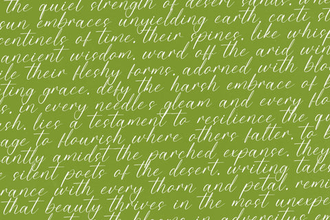 Planter Cactus - Freestyle Stylish Font Font Letterena Studios 