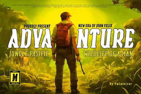 Plarjoek - Gaming Font Font twinletter 