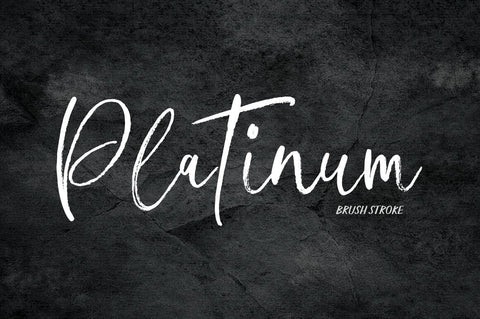 Platinum Font gatype 