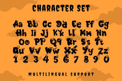 Playdough Halloween Font Font Dm Letter Studio 