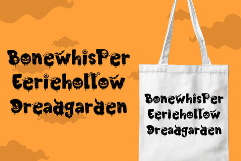 Playdough Halloween Font Font Dm Letter Studio 