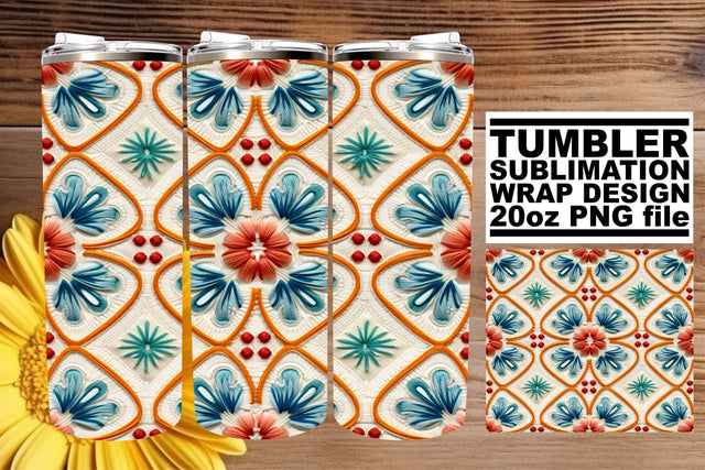 Playful 3D Embroidery Sublimation Sublimation afrosvg 