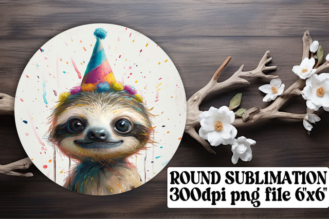Playful Animal Celebration Circles Sublimation afrosvg 