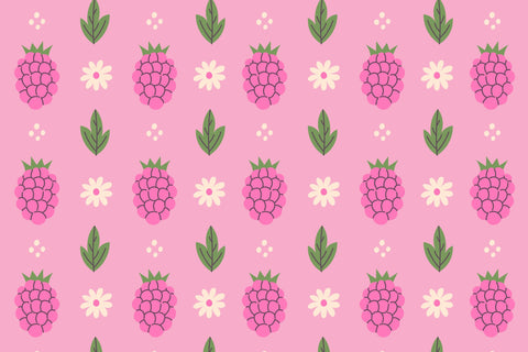 Playful Berries Seamless Patterns & Digital Papers Digital Pattern Rin Green 